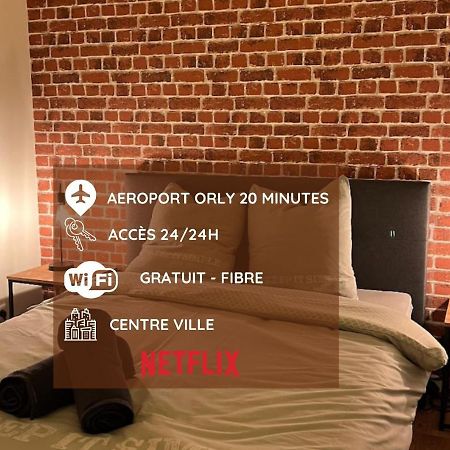 Апартаменты Beau T3 Style Industriel N20 Orly Paris Wifi Underground Industry Ла-Виль-дю-Буа Экстерьер фото